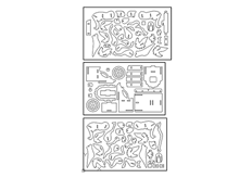 線切3D-飛馬車,線切割圖紙免費(fèi)下載